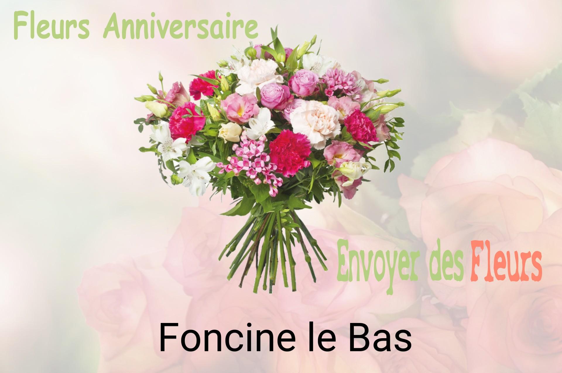 Bouquet de fleurs d’anniversaire livré à Foncine-le-Bas