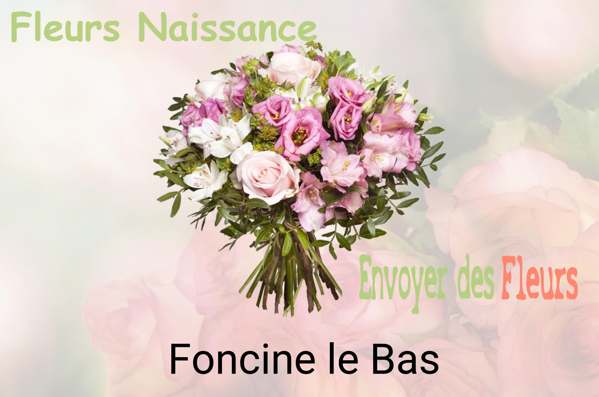 Bouquet de fleurs de naissance livré à Foncine-le-Bas